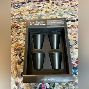 Better Homes & Gardens Black Shot Glasses Set